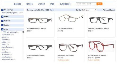 eyeglasses.com frames